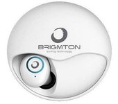 Auriculares Brigmton Bml 17 Blanco, Microfono Bluetooth Con