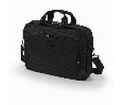 Dicota Eco Top Traveller Base 15-17,3 - Maletín Ligero Para Portátil Con Acolchado De Protección Y Espacio De Almacenamiento, Negro