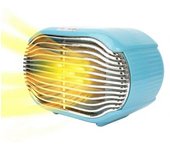 Calentador De Habitación, Mini Calentador De Cerámica Ptc De 600/800w Con Termostato, Calefacción De Habitación De Baja Potencia Para Oficina Interior