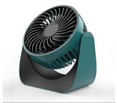 Mini Ventilador Portátil Usb Azul, Ventilador Recargable Silencioso Para Oficina De Escritorio Az7295