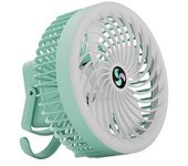 Ventilador De Camping Usb Con Ventilador De Refrigeración Con Luz Led, Ventilador Ajustable De 3 Velocidades