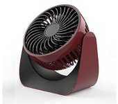 Mini Ventilador Portátil Usb Rojo Ventilador Recargable Silencioso Para Oficina De Escritorio Az7297