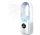 Ventilador Portátil Sin Aspas Con Enchufe Usb, Ventilador De Aire Acondicionado Con Ajuste De 6 Velocidades, Ventiladores De Refrigeración Por