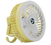 Ventilador De Camping Usb Con Ventilador De Refrigeración Con Luz Led, Ventilador Ajustable De 3 Velocidades