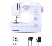 Máquina De Coser Portátil Con 2 Velocidades Y 12 Puntadas.