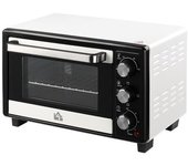 Horno Sobremesa Eléctrico 16l 1400w Con 3 Modos De Calor Homcom