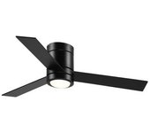 Ventilador De Techo 48w Con Luz Led Mando A Distancia 3 Aspas Homcom