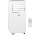 Aire Acondicionado Homcom Abs Cobre Aluminio 35,3x35x72,5 Cm Blanco