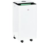 Deshumidificador Eléctrico De Abs Homcom 25x25x50,5cm Blanco