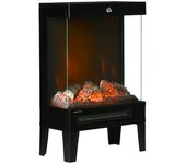 Chimenea Eléctrica 1000w/2000w Con Llama Led Ajustable Homcom