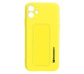 Funda Iphone 12 Mini Silicona Soporte Magnético Plegable Wozinsky Amarillo