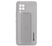 Funda Samsung Galaxy A42 5g Silicona Soporte Magnético Plegable Wozinsky Gris