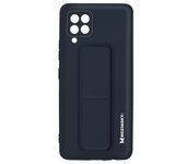 Funda Samsung A42 5g Silicona Soporte Magnético Plegable Wozinsky Azul Oscuro