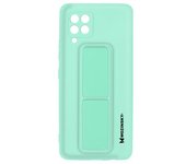 Funda Samsung A42 5g Silicona Soporte Magnético Plegable Wozinsky Turquesa