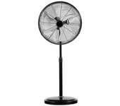 Ventilador De Pie Africo Negro Con Potencia 120w 3 Velocidades Fijo Y Rotatorio