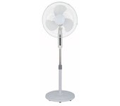 Ventilador De Pie Etesio 40w Blanco 3 Velocidades | Ventilador De Pie Silencioso | Ventilador Oscilante 130-105 X 43 X 40 Cm