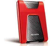 Adata Ahd650-1tu3-cbk Disco Duro Externo Usb 3.0 De 2,5" Y 1000 Gb - Rojo