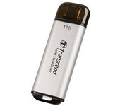 Ssd Externo - Transcend - Esd300s - 1 A - Usb 3.2 Gen 2x1 - Plata