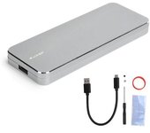 Caja De Disco Duro Móvil M.2 Typec3.1 Nvme Accesorios De Computadora De Aluminio Sólido Jms583