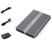Usb 3.1 Typec 10 Gbps Libre Doble Protocolo M.2 Nvme/sata Caja Ssd De 2 Bahías Velocidad Increíble 10 Gbps/5 Gbps M.2 Sata Y M.2 Nvm