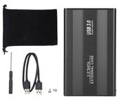 Hdd Cabinet Plug Play 3tb Usb3.0 Ssd Caja De Disco Duro Para Portátiles/os X Almacenamiento De Datos Externo Negro