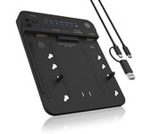 Estación De Acoplamiento Hdd/m.2 Nvme - Icy Box - Clonación Usb 3.2 Gen 2 - 10 Gbit/s - Compatible Con Ssd 2.5/3.5" Y M.2