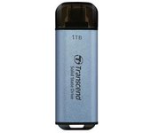 Ssd Externo - Transcend - Esd300c - 1 A - Usb 3.2 Gen 2x1 - Azul Claro