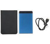 Disco Duro Externo 2,5 Pulgadas Usb3.0 Transmisión De 5 Gbps Plug And Play Disco Duro Móvil Ultrafino Para Computadora Tv Teléfono Azul 500 Gb