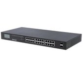 Intellinet 561242 Switch No Administrado Gigabit Ethernet (10/100/1000) Energía Sobre Ethernet (poe) 1u Negro