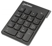 Manhattan 178846 Teclado Numérico Portátil/pc Rf Inalámbrico Negro