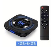 Transpeed Para Android 12 Tv Box Enchufe Europeo Allwinner H618 Dual Wifi 2gb+16gb,4gb+32gb,4gb+64gb Quad Core Cortex A53 Soporte 8k 4k Bt Reproductor