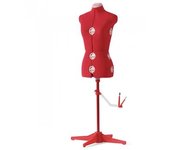 Maniquí Mediano Personalizado Singer Df150 De Tela Y Espuma, Rojo Tallas Pequeñas