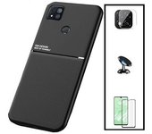 Kit Funda Magnética Anti-choque + Cristal Templado Gorillasglass + Película Cámara + Soporte Magnético Gift4me Compatible Con Movil Xiaomi Poco C31
