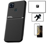 Kit Funda Magnética Anti-choque + Cristal Templado Gorillasglass + Película Cámara + Soporte Magnético Extra Fuerte Gift4me Compatible Con Movil