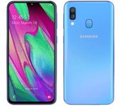 Samsung Galaxy A40 4g Azul 64 Gb + 4 Gb Ram Sim Doble - Reacondicionado - Grado C