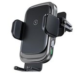 Cargador De Coche Rápido Sin Carga Qi Para Apple, Samsung Veanxin Negro