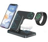 Cargador Inalámbrico Rápido Apple Qi Estación De Carga 3 En 1 Múltiples Dispositivos Plegable Para Apple Watch Series 8 7 6 5 4 3 2 Ultra Se Veanxin