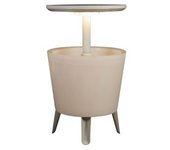 Mesa Nevera Bar Iluminada Blanca 232924 Keter