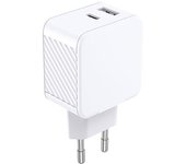 Cargador Universal Ultrarrápido Usb-a/usb-c De 65 W De Potencia Gan