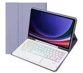 Funda De Cuero Tipo B A09b-as Para Samsung Galaxy Tab A9+ X210 X215 X216 Con Panel Táctil Y Bluetooth - - Estilo F