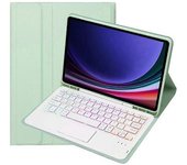 Funda De Cuero Tipo B A09b-as Para Samsung Galaxy Tab A9+ X210 X215 X216 Con Panel Táctil Y Bluetooth - - Estilo B