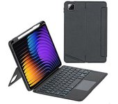 Funda Tipo A T0n13-as Para Xiaomi Pad 7 Pro/pad 7, Funda De Cuero Con Soporte Y Panel Táctil Retroiluminado Con Bluetooth - -