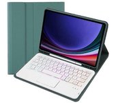 Funda De Cuero Tipo B A09b-as Para Samsung Galaxy Tab A9+ X210 X215 X216 Con Panel Táctil Y Bluetooth - - Estilo D