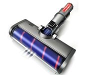 Somy Turbo Cepillo Giratorio Motorizado Eléctrico Compatible Con Adecuado Para Dyson V7 V8 V10 V11 Rodillo Suave Para Baldosas De Parquet Y Accesorio