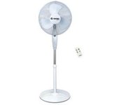 Ventilador De Pie Con Mando 16" 40cm 40w 3 Velocidades Neos Comfort Blanco O91