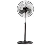 Ventilador De Pie 18" 45cm 75w 3 Velocidades Industrial Negro Thinia Home