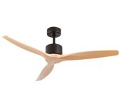 Ventilador De Techo 3 Aspas Negra 55w 6 Velocidades Nebraska Thinia Home