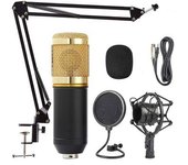 Micrófono Condensador Profesional | Micrófono Para Pc | Soporte Micrófono | Micrófono Profesional | Micrófono Karaoke