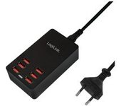Logilink Pa0139 Cargador De Dispositivo Móvil Universal Negro Corriente Alterna Interior