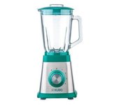 Kubo Batidora De Vaso, Jarra Cristal, 1000w, 4 Velocidades, 1.5l, 6 Cuchillas, Pica Hielo